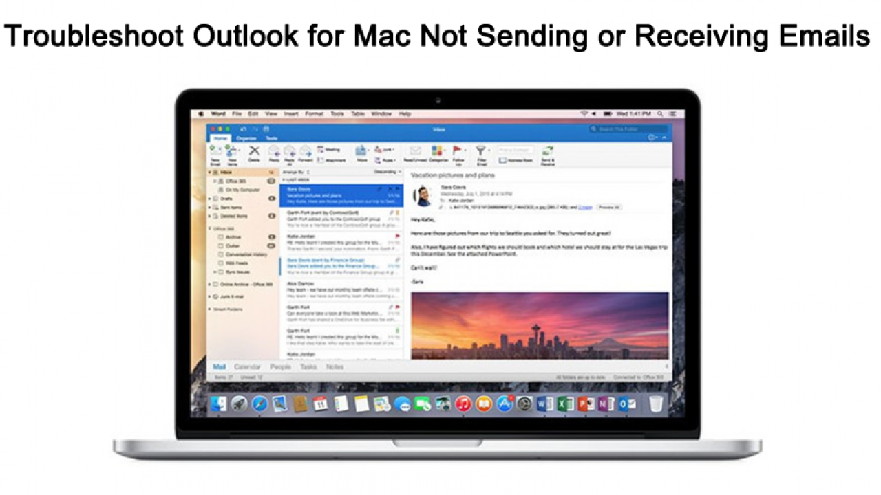 how can i see my outbox in microsoft outlook for mac